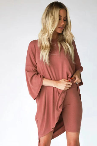 Aileen Loungewear Set - Oversized Komfortabelt Sæt - Cayana - 11