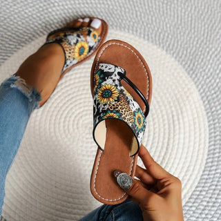 Bohemian Flat Sandals - Cayana - 6