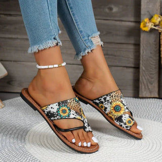 Bohemian Flat Sandals - Cayana - 4