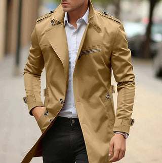 Brody | Elegant Trenchcoat til mænd - Cayana - 5