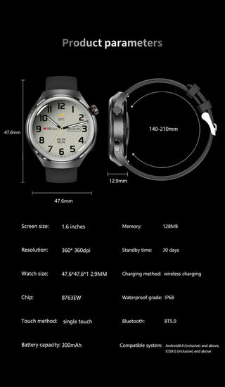 Chrono Pro Smartwatch for Men Limited Edition - zelara20240514 - Cayana - 10