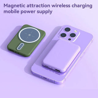 Magnetische Powerbank 30000mAh Draagbare Draadloze Snellader voor iPhone - Cayana - 2