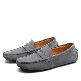 Mike - Italiensk stil ruskind loafers - Cayana - 5