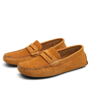 Mike - Italiensk stil ruskind loafers - Cayana - 4