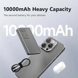 MOVESPEED Magnetische 10000mAh Mini Draadloze Batterij Oplader Powerbank - Cayana - 4