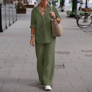 Olive - Casual todelt sæt - Cayana - 5