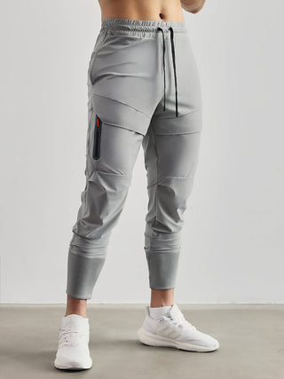 Stay Cool High Rib Cargo Jogger Athletic Trousers til mænd - Birte - Cayana - 1