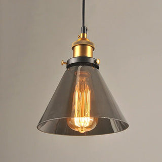 Vintage glas loftlampe - holdbar konstruktion - Art Deco inspireret loftlampe - Lighting - Cayana - 7