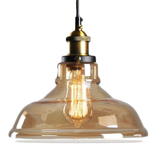 Vintage glas loftlampe - holdbar konstruktion - Art Deco inspireret loftlampe - Lighting - Cayana - 3