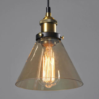 Vintage glas loftlampe - holdbar konstruktion - Art Deco inspireret loftlampe - Lighting - Cayana - 6