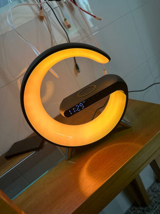 5 in 1 Smart Alarm Clock Ladestation Med Højttaler - Cayana - 5