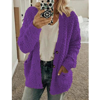 Aliyah | Fluffy cardigan - Cayana - 5