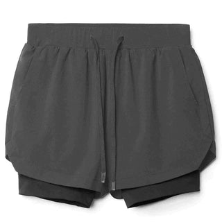 Åndbare fitnessshorts med lommer | Komfortable og elastiske! - Broeken Heren - Cayana - 1