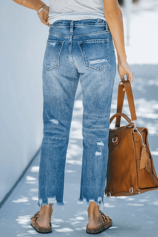 Anna | Stilfulde jeans med striber - Cayana - 2