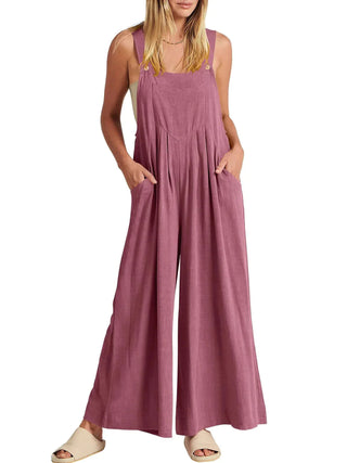 Annelies | Elegant ensfarvet jumpsuit - Jumpsuit - Cayana - 10