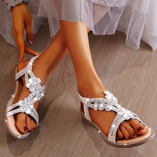 Eden™ Luxe Designer Sandalen met Strass - Wavess