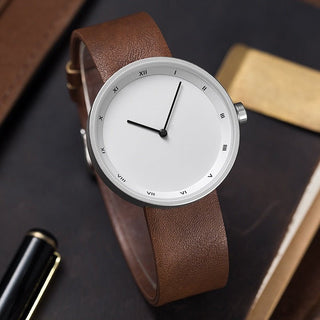 Elegante Leren Heren Horloge - Wavess