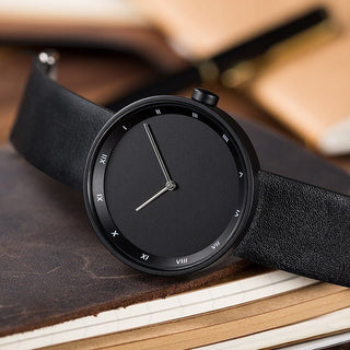 Elegante Leren Heren Horloge - Wavess