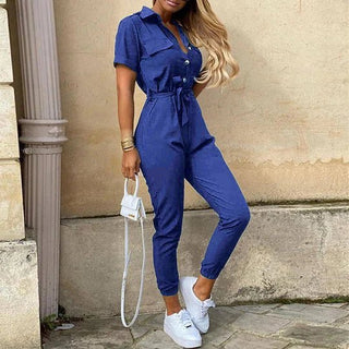 Elke™ Dames Casual Jumpsuit - Wavess