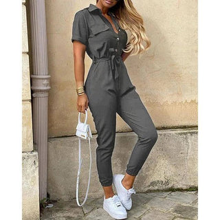 Elke™ Dames Casual Jumpsuit - Wavess