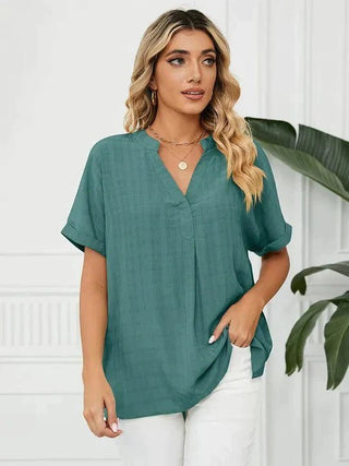 Frida | Afslappet forårsbluse - Tops en Shirts - Cayana - 1