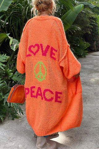 Ibiza | Peace Elegant Cardigan - Cayana - 3