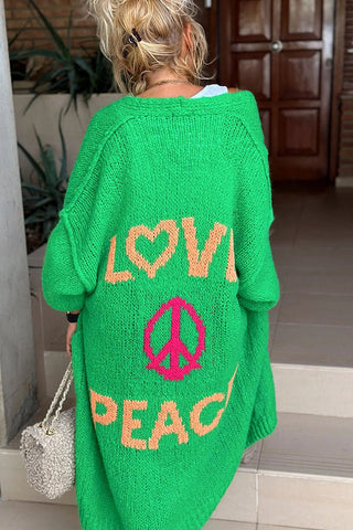 Ibiza | Peace Elegant Cardigan - Cayana - 5