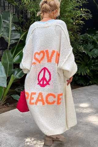 Ibiza | Peace Elegant Cardigan - Cayana - 2