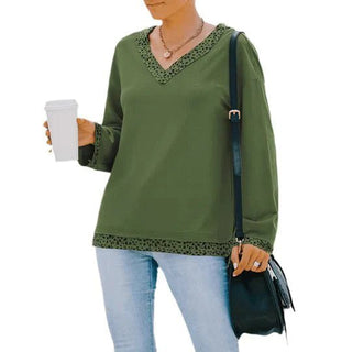 Jazlyn | Off-shoulder skjorte med V-udskæring - Tops en Shirts - Cayana - 1