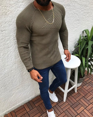 Jurre™ Slim Fit Sweater met Patroon - Wavess