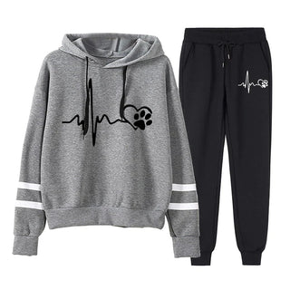 Lena | Pawlove Mission | Varm joggingdragt - Vesten en Hoodies - Cayana - 4