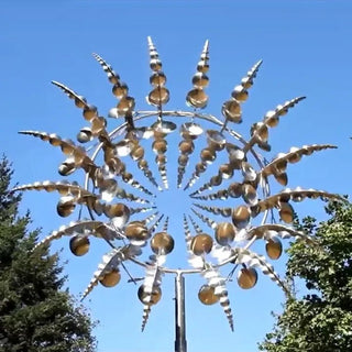 Metallic Windmill™ | Wees klaar voor een oogverblindende winderige tuin - Cayana - 1