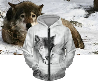 Micah | Wolves Mission Vest med hættetrøje - Vesten en Hoodies Heren - Cayana - 5