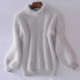 Serena | Fluffed varm strikket sweater - Cayana - 6