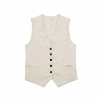 Sommer Elegance Vest & Shorts-sæt - Cayana - 7