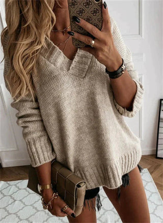 Ulke l Sweater med V-hals - Tops en Shirts - Cayana - 2