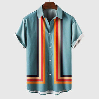 Vincento | Retro sommerskjorte - Tops en Shirts Heren - Cayana - 2