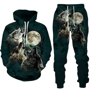 WolfMission l Varm joggingdragt - Vesten en Hoodies Heren - Cayana - 2