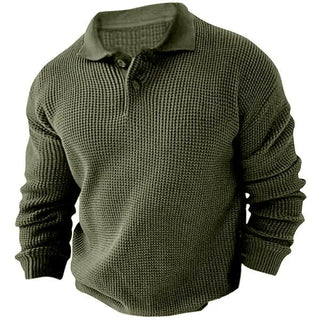 Xavi l Vintage-sweater med lange ærmer til mænd - Tops en Shirts Heren - Cayana - 3