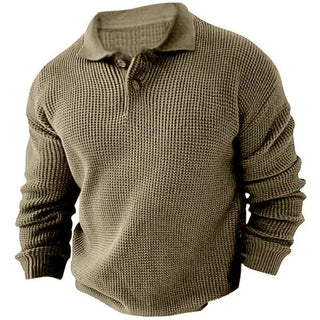 Xavi l Vintage-sweater med lange ærmer til mænd - Tops en Shirts Heren - Cayana - 1