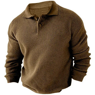 Xavi l Vintage-sweater med lange ærmer til mænd - Tops en Shirts Heren - Cayana - 2