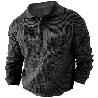 Xavi l Vintage-sweater med lange ærmer til mænd - Tops en Shirts Heren - Cayana - 4