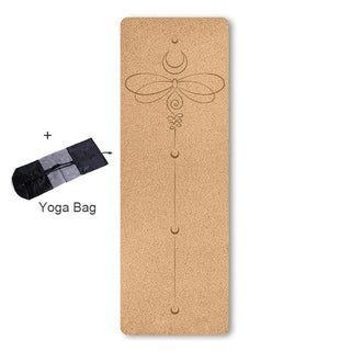 Yogamåtte af kork - Cayana - 18