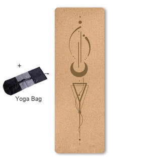 Yogamåtte af kork - Cayana - 19