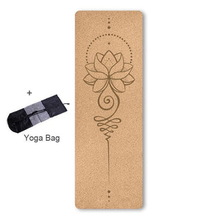 Yogamåtte af kork - Cayana - 4